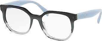 Prada™ PR 02UV VX41O1 52 Gradient Gray Eyeglasses